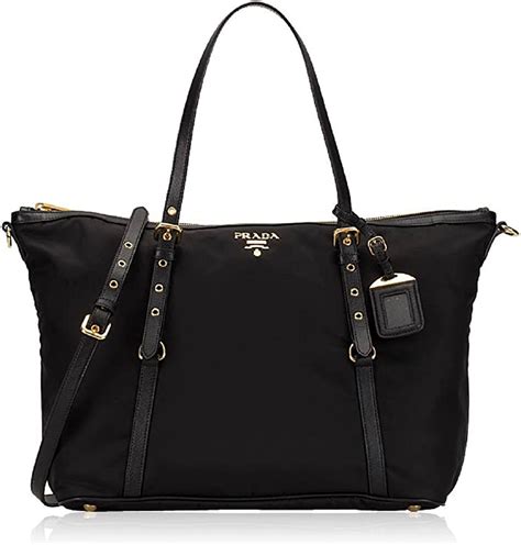 prada tessuto leather trimmed bag|prada tessuto nylon bag.